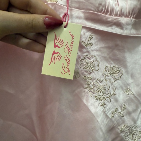 Gold Hawk Pink Lace Cami - Picture 5 of 6